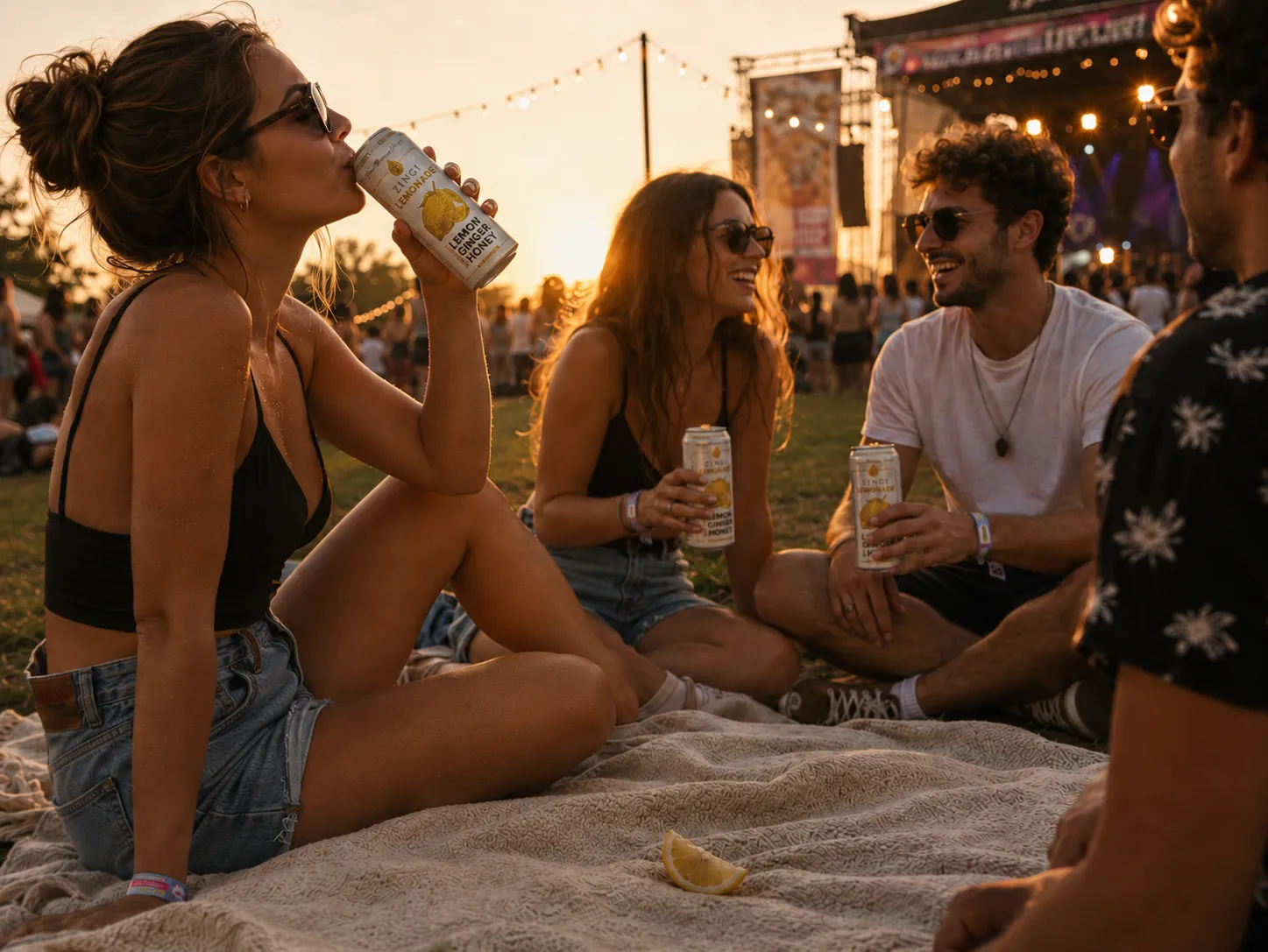 ZINGI Lemonade auf dem Sommerfestival